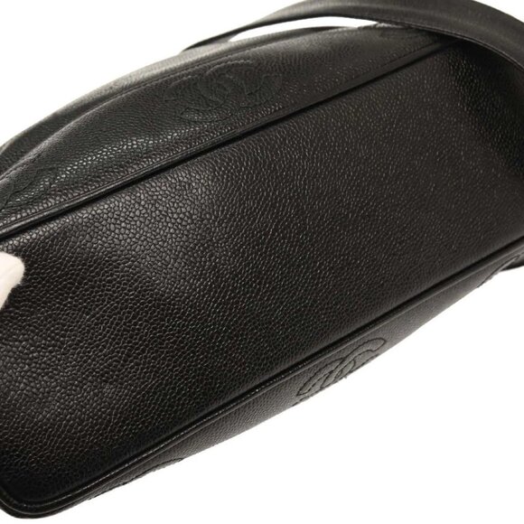 Chanel Black Calfskin Triple CC Bucket Shoulder Bag - Picture 3 of 10